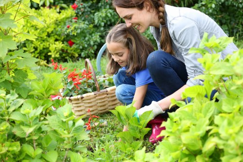Durable hard landscaping features in an Erith outdoor space