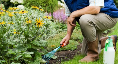 Local transfer station handling recyclable landscaping materials